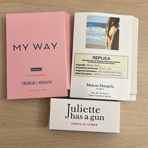 High End Fragrance Samples x 3